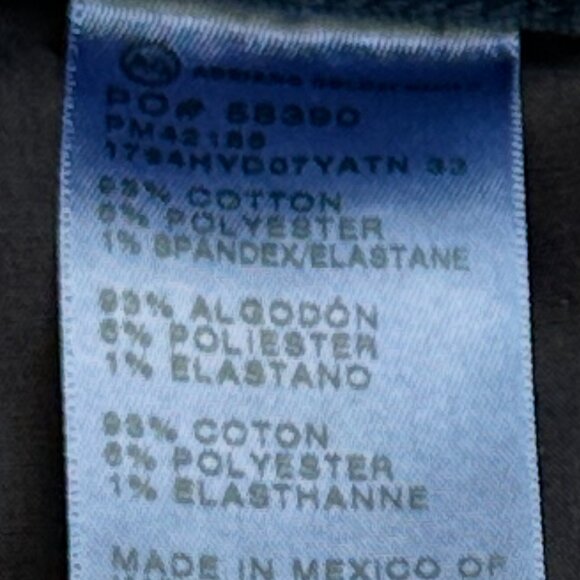 AG Everett Slim Straight Leg AG-ED Denim Pants College Blue W32/L33 - Picture 7 of 12